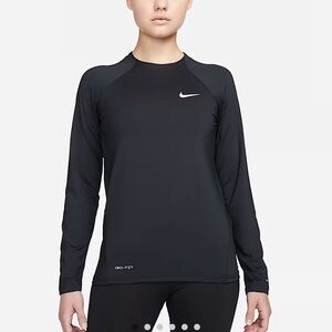 Nike Women's Black‎ Long Sleeve Performance Top